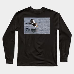 Steller eagle fishing Long Sleeve T-Shirt